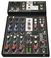 Peavey Mixer PV 6 BT Mixing Desk 6 Channel Bluetooth